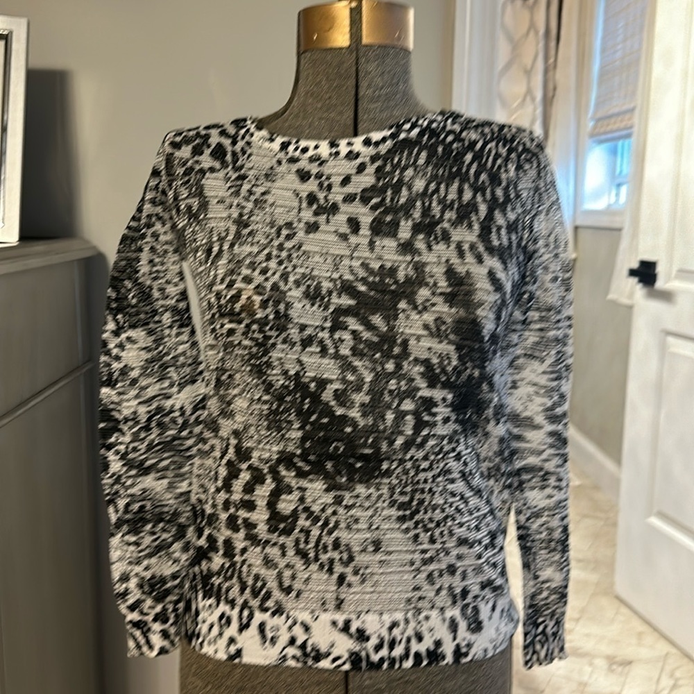 All Saints Haruko semi sheer women’s cotton blend top size 6